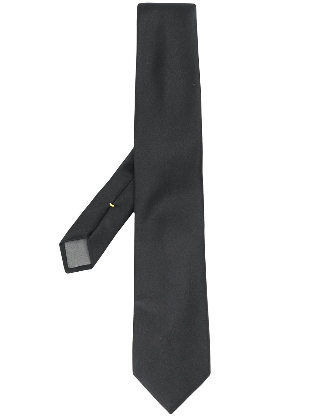 pointed tip silk tie - 1