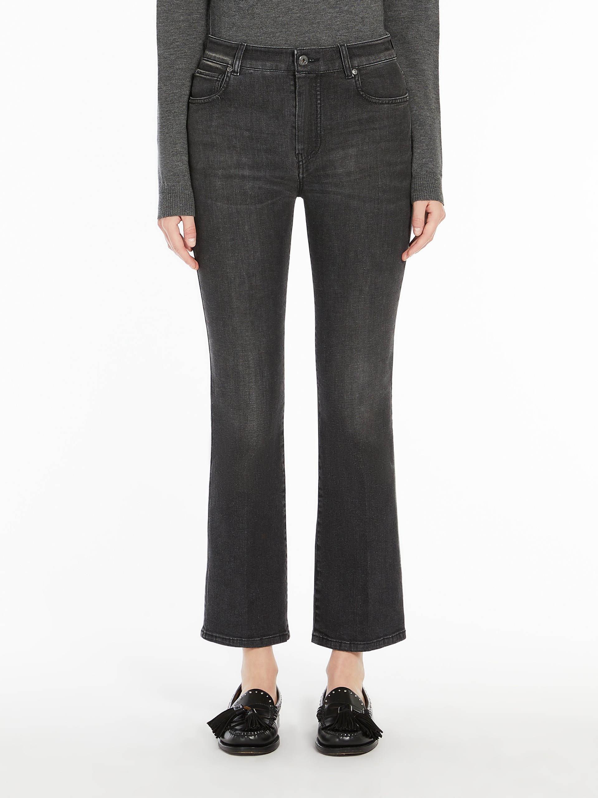 RAPALLO Stretch denim cropped jeans - 3