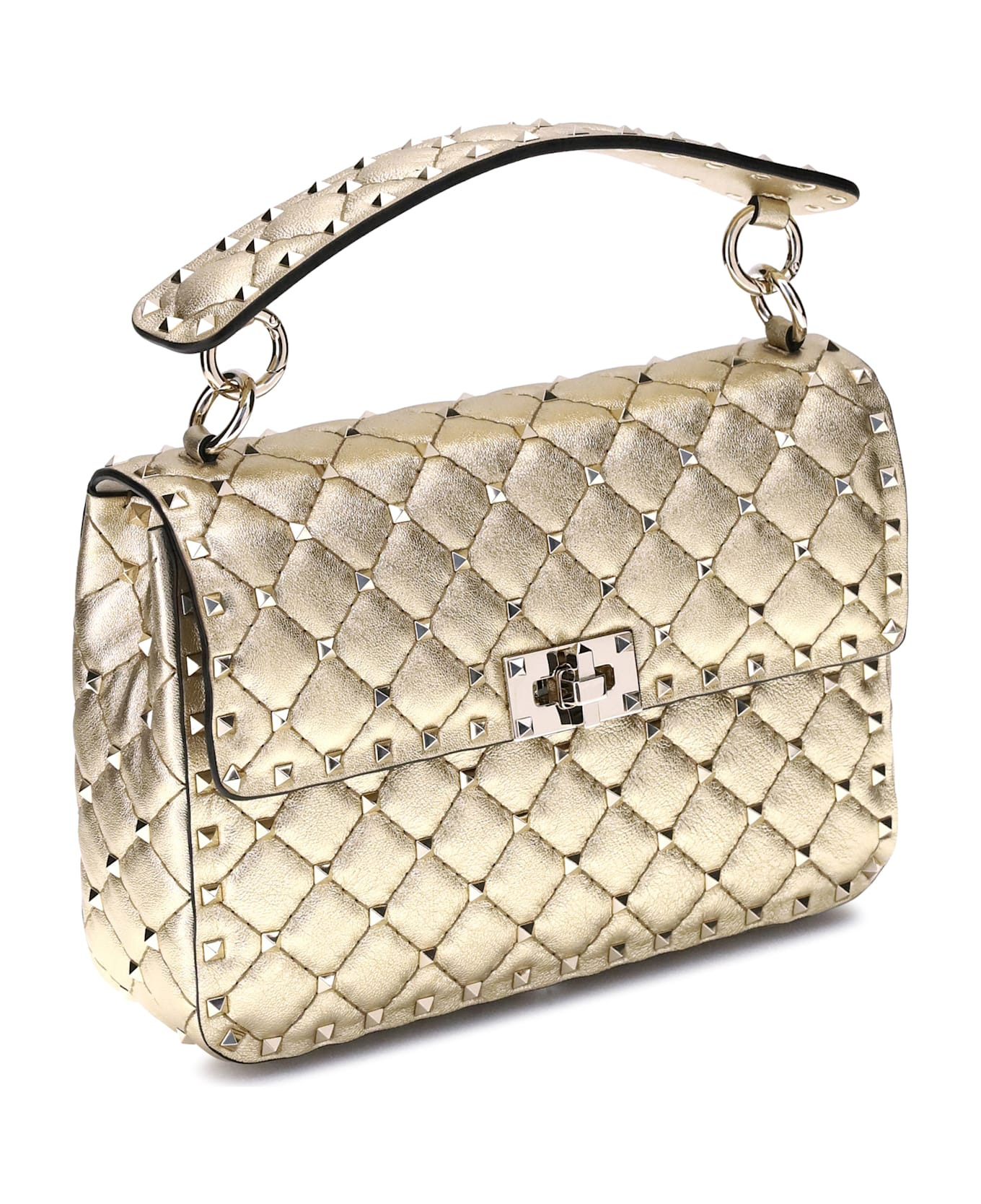 Medium Rockstud Spike Shoulder Bag - 2