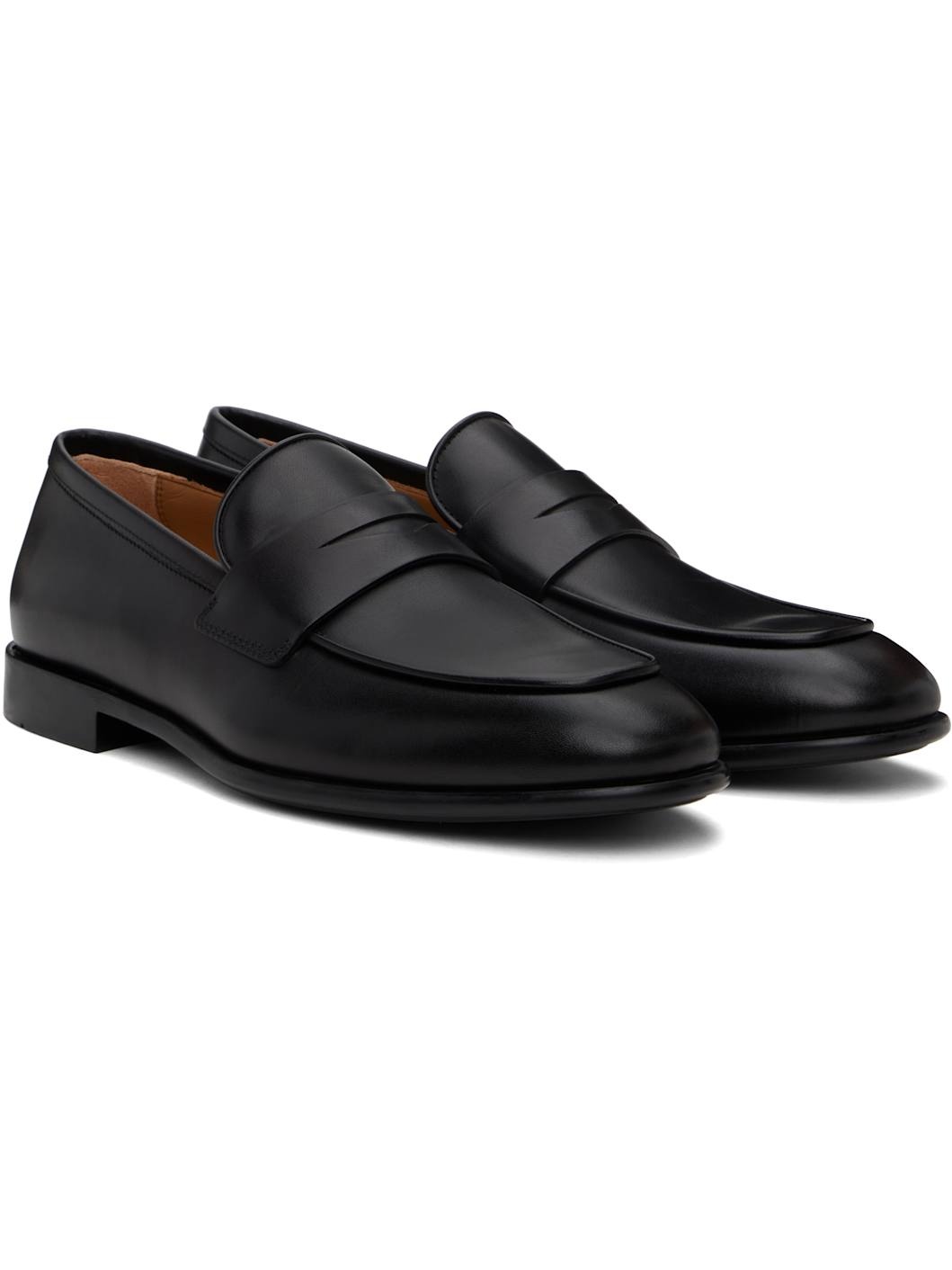 Black Penny Loafers - 4