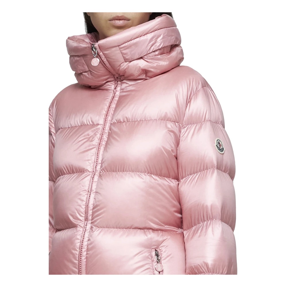ダウンジャケット・コート MONCLER Women Jackets 1A00020597YF 53D PINK Abbadia down jacket in pink - Moncler | Mytheresa