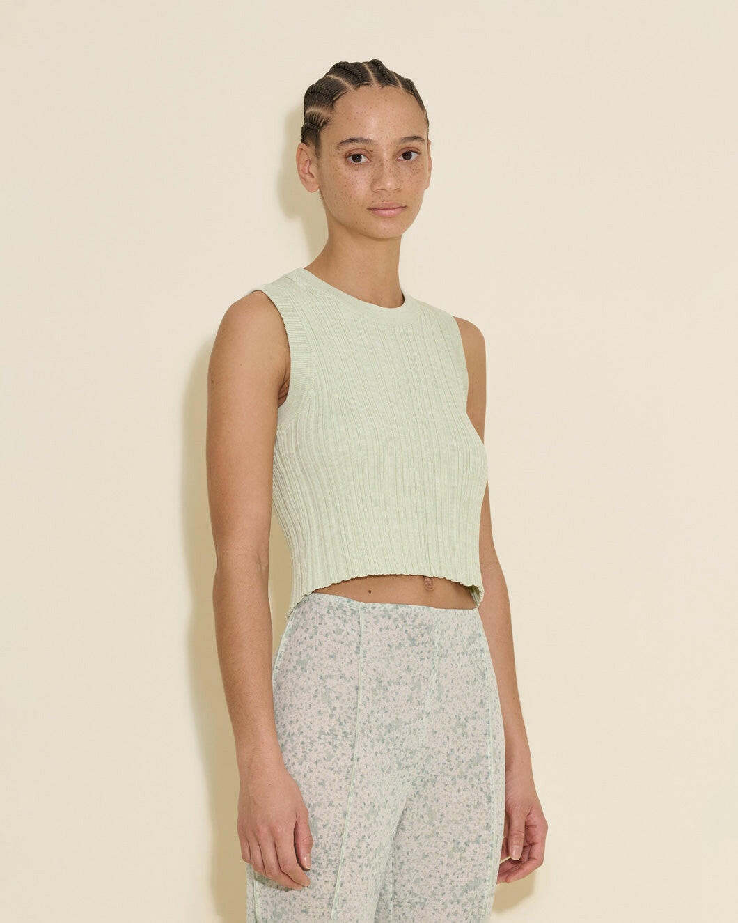 CUMO CROPPED KNIT TOP - 5