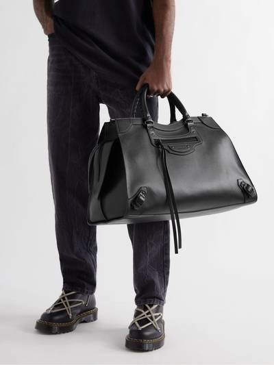 BALENCIAGA Full-Grain Leather Duffle Bag outlook