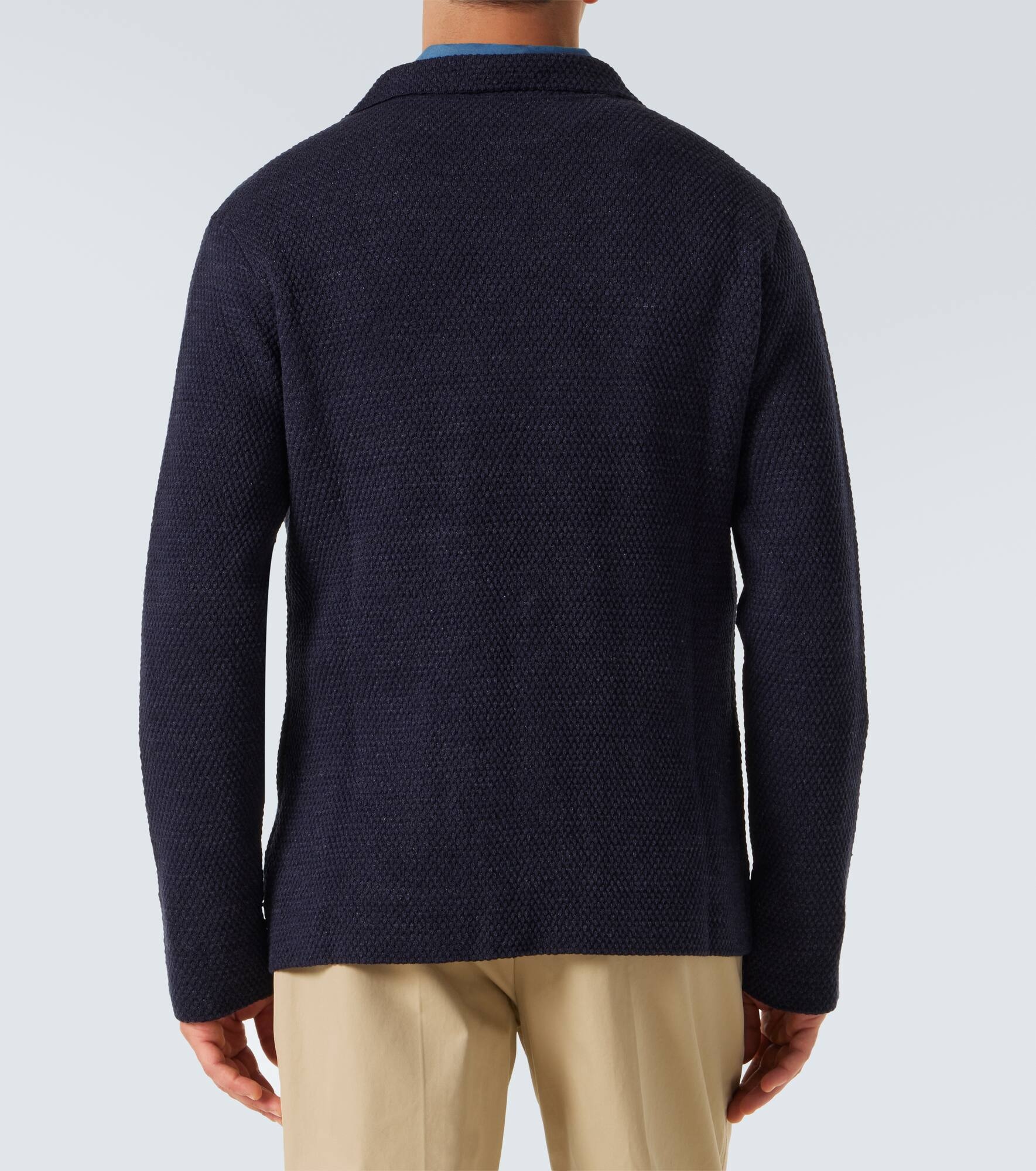 Linen-blend cardigan - 4