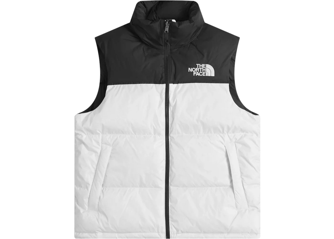 The North Face 1996 Retro Nuptse Vest White Dune/TNF Black - 1