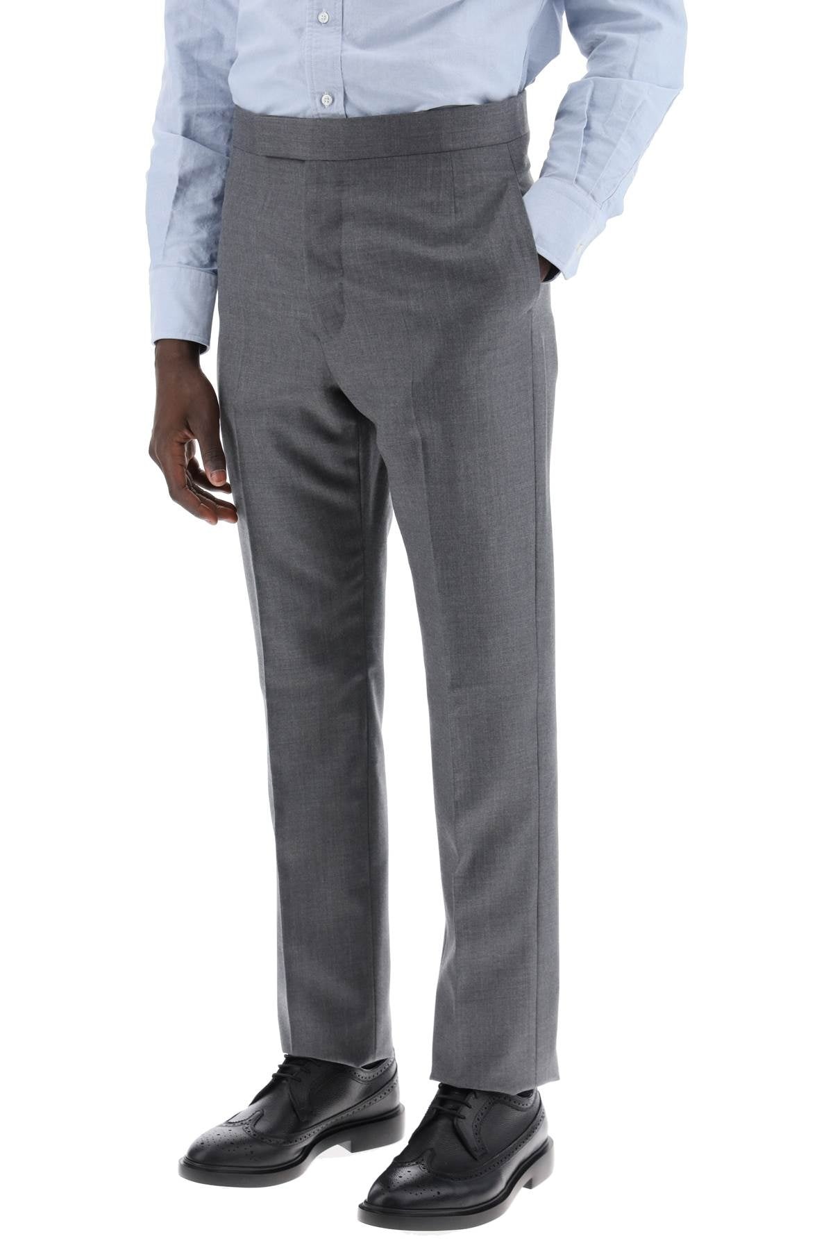 Thom Browne Classic Twill Trousers For Men Men - 4