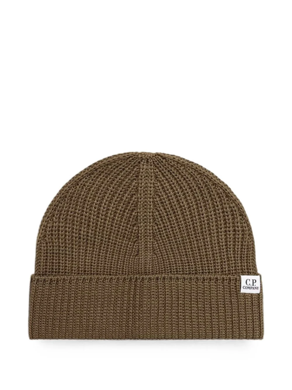 ribbed-knit beanie hat - 1