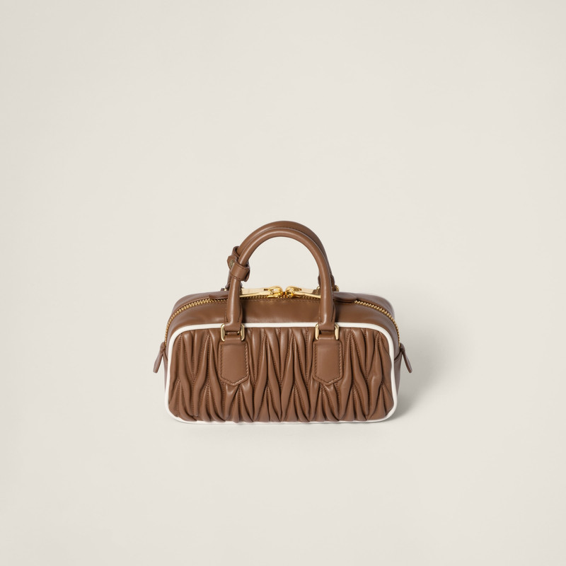 Arcadie matelassé nappa leather bag 4