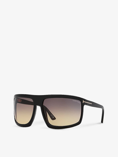 TOM FORD TR001675 Clint square-frame polyamide sunglasses outlook