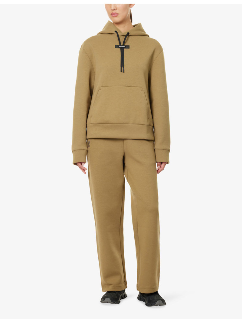 On Focus Tech Relaxed-Fit Stretch-Cotton Blend Hoody outlook