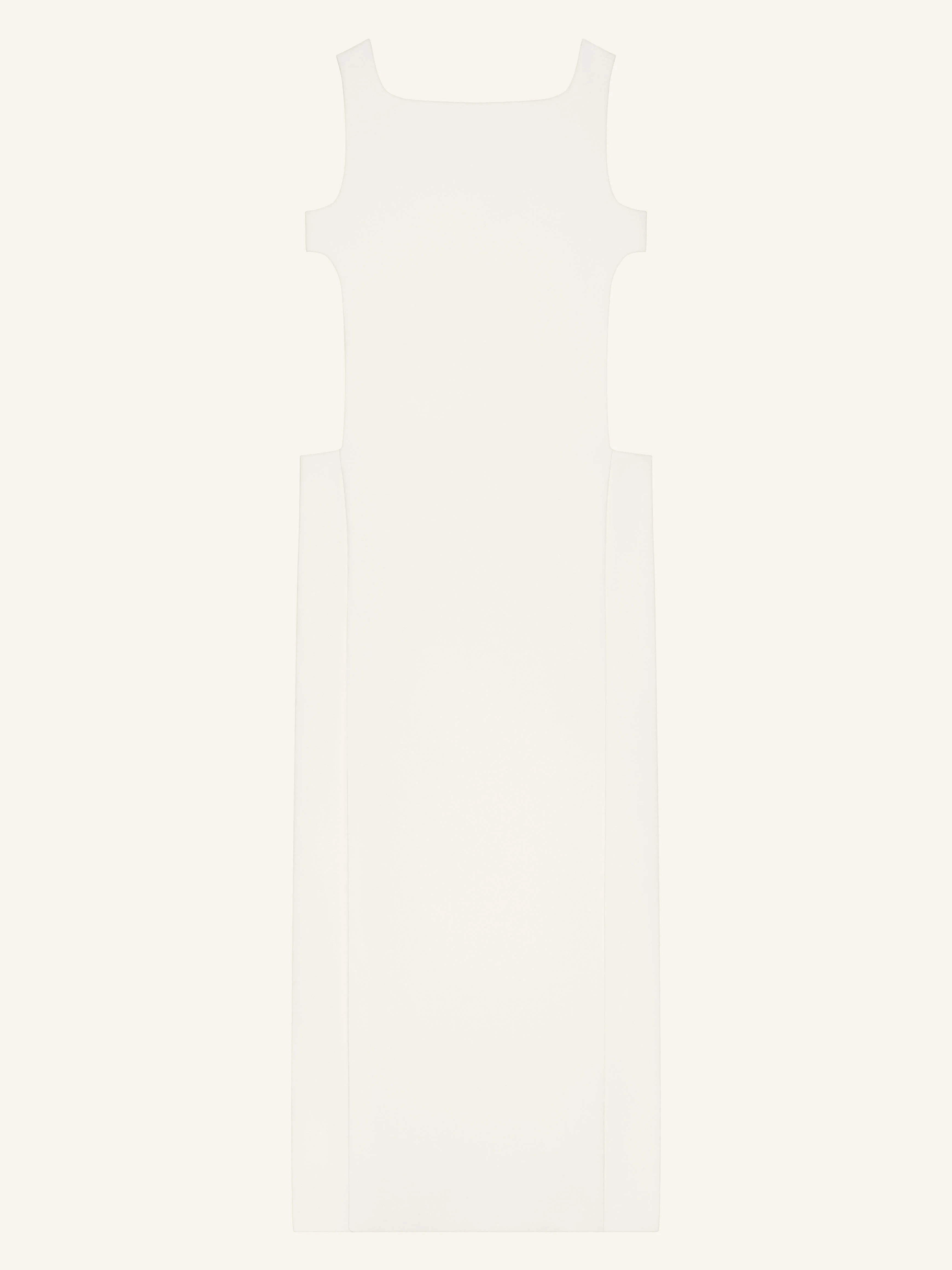 CUT-OUT CREPE LONG DRESS - 1