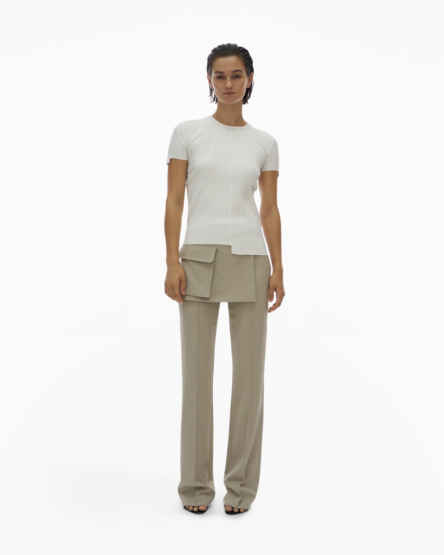 LUXE PIMA SHORT-SLEEVE TOP - 2