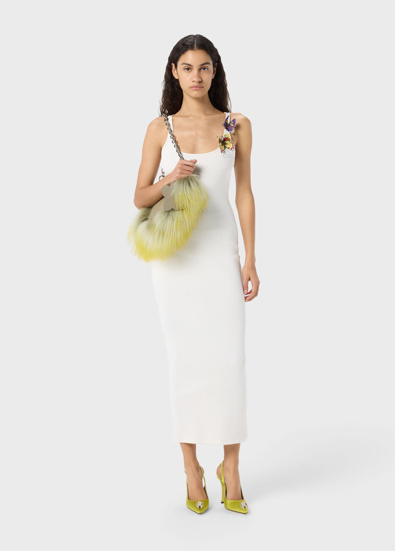 JERSEY DRESS WITH BUTTERFLIES AND MONOGRAM 5