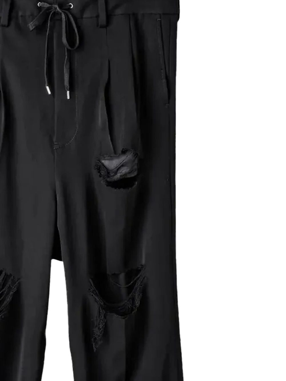 two-tuck "Black" trousers - 2