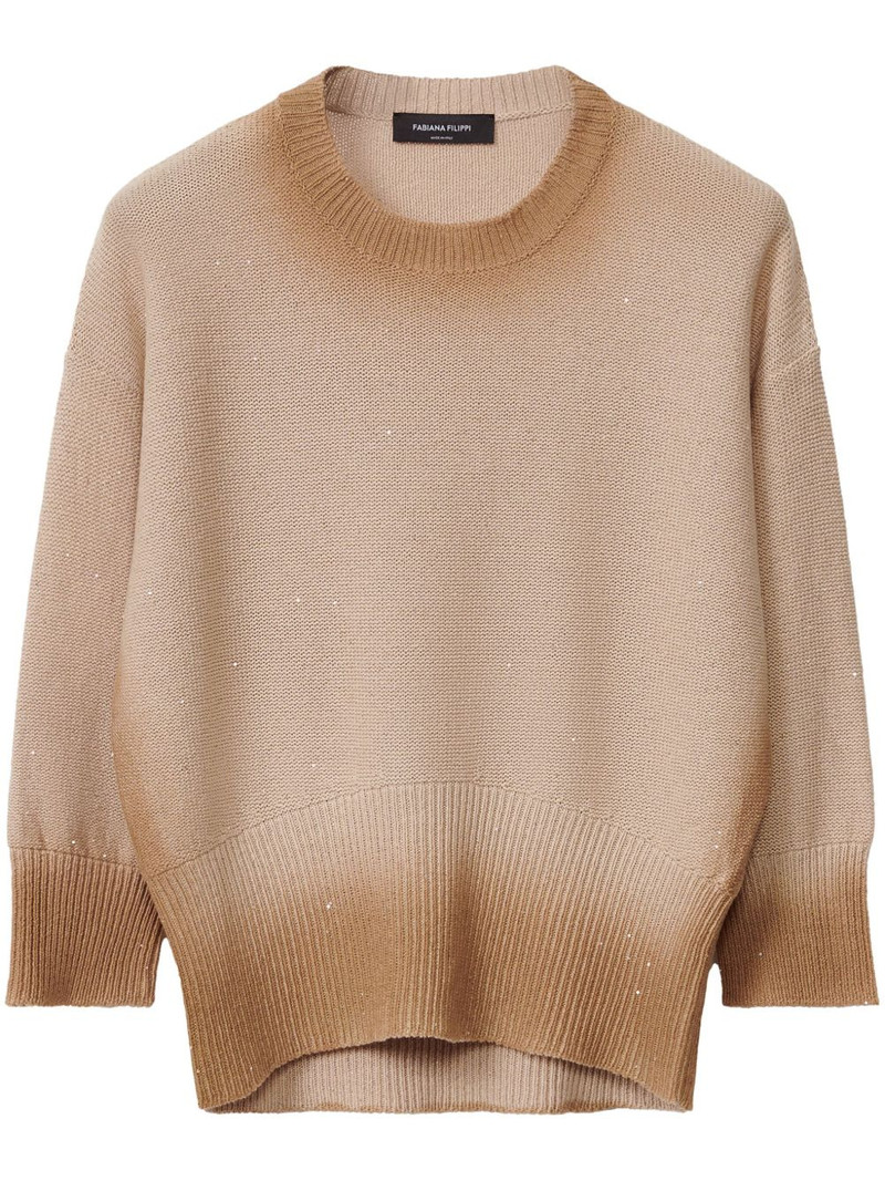 gradient-effect sweater 1