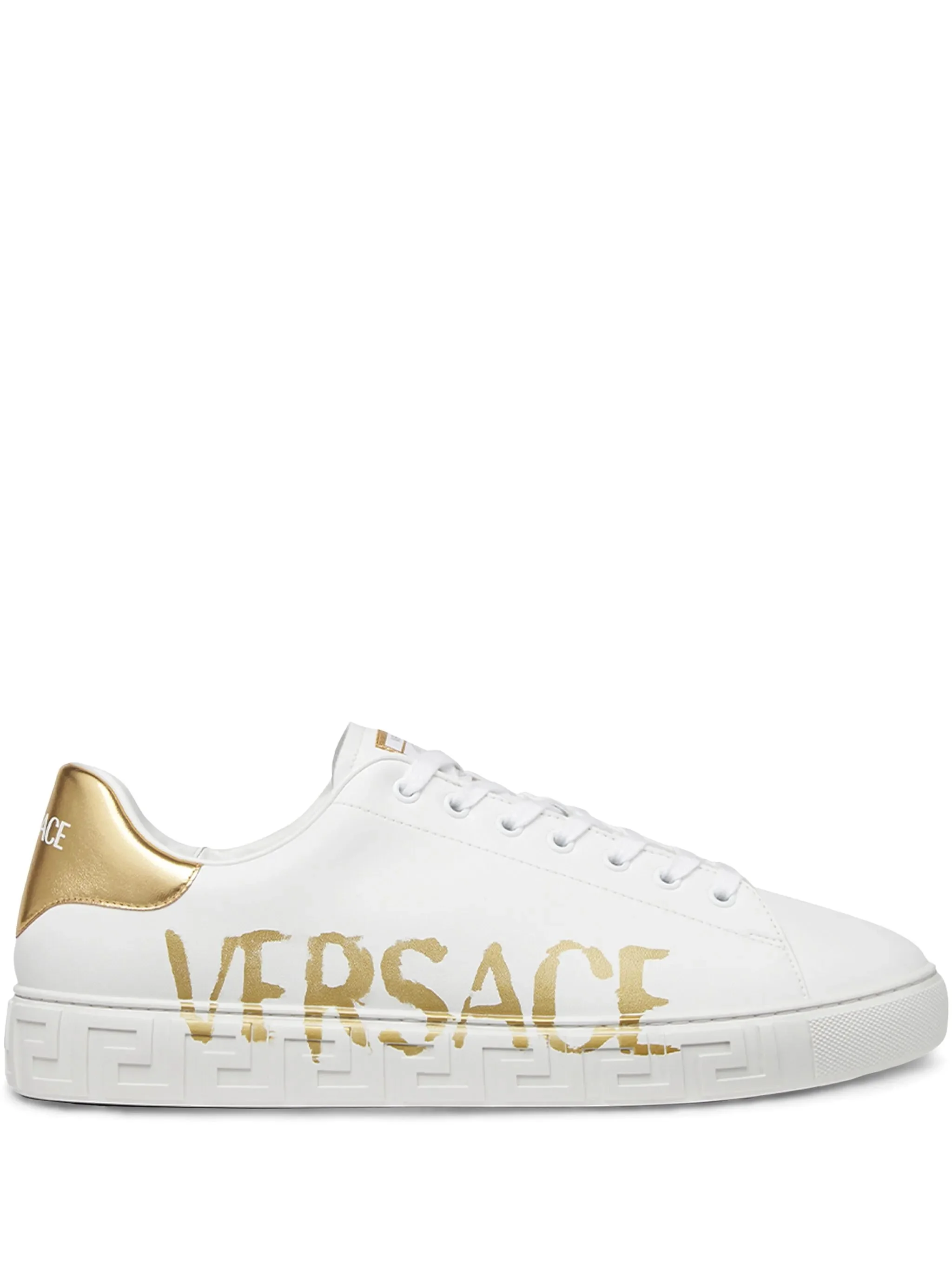 Greca logo-print sneakers - 1