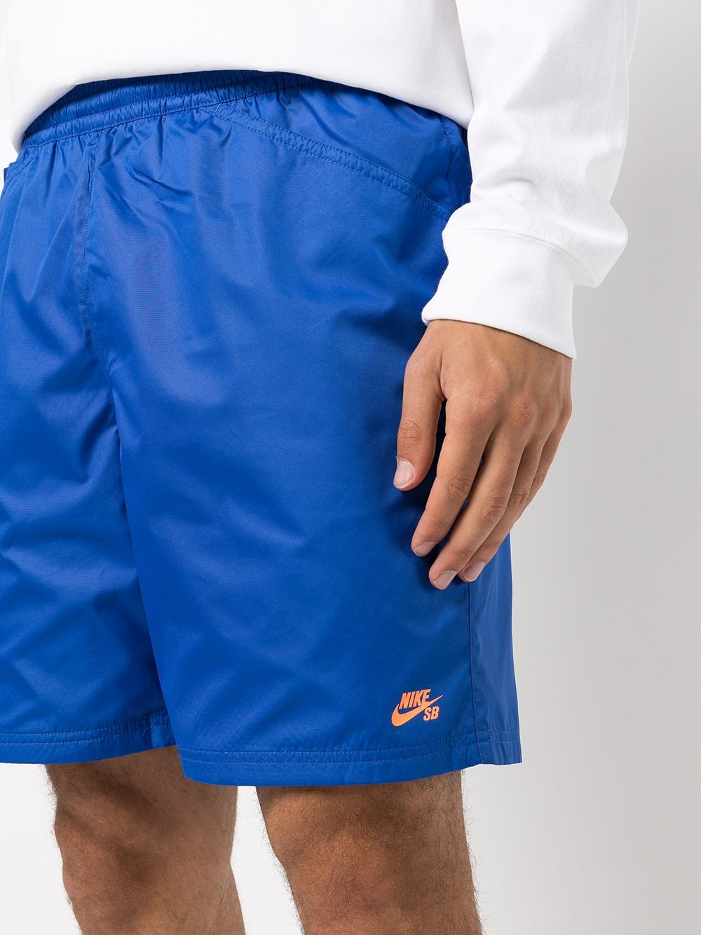 knee-length chino shorts - 5