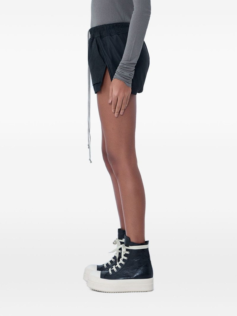 Rick Owens elasticated drawstring shorts outlook