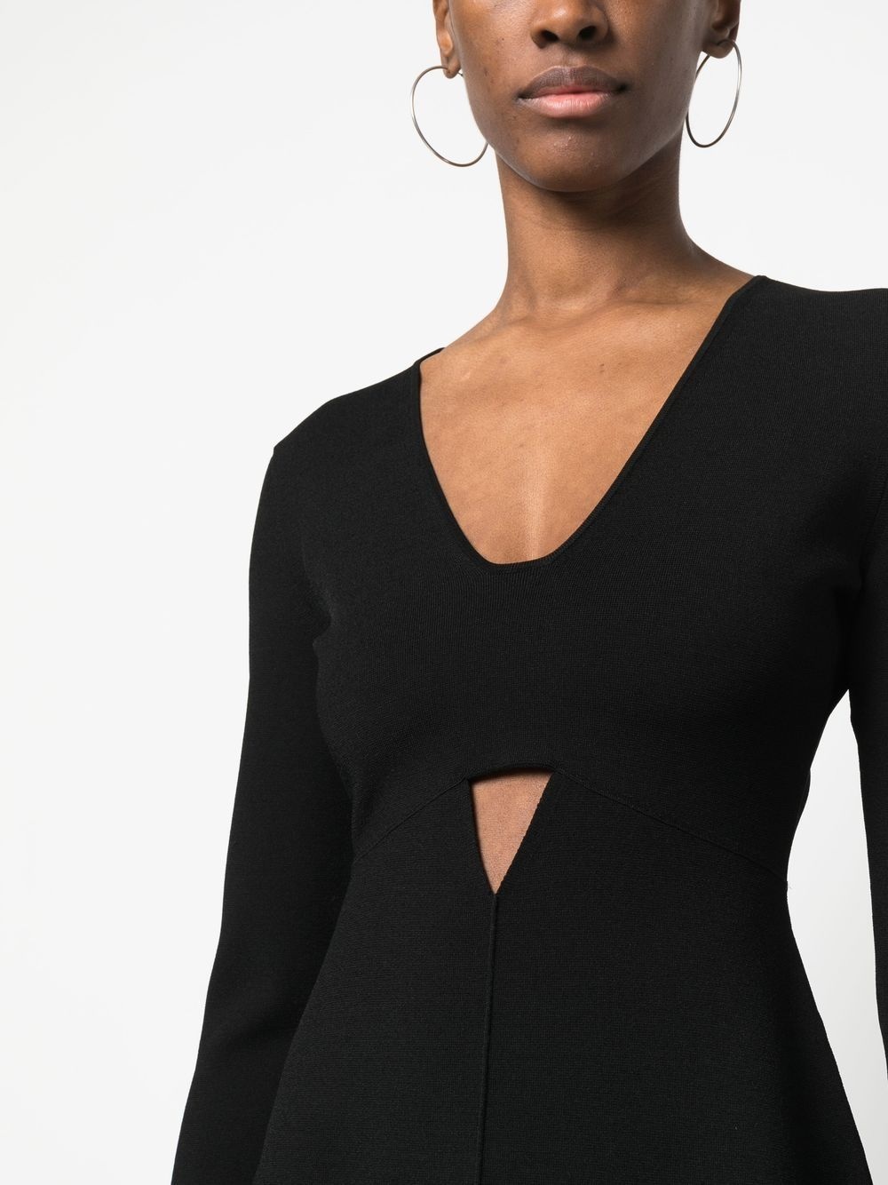cut-out mini dress - 5