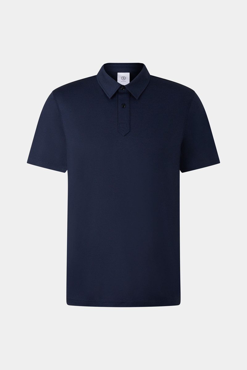 Luke polo shirt in Navy blue 1