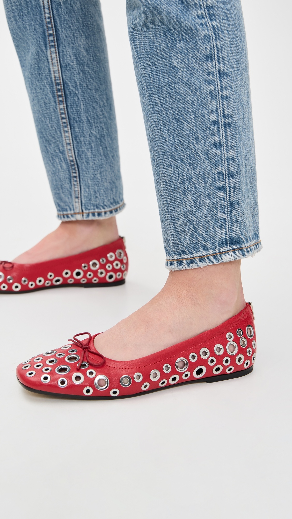 Amy Flats with Zip and Eyelets - 2