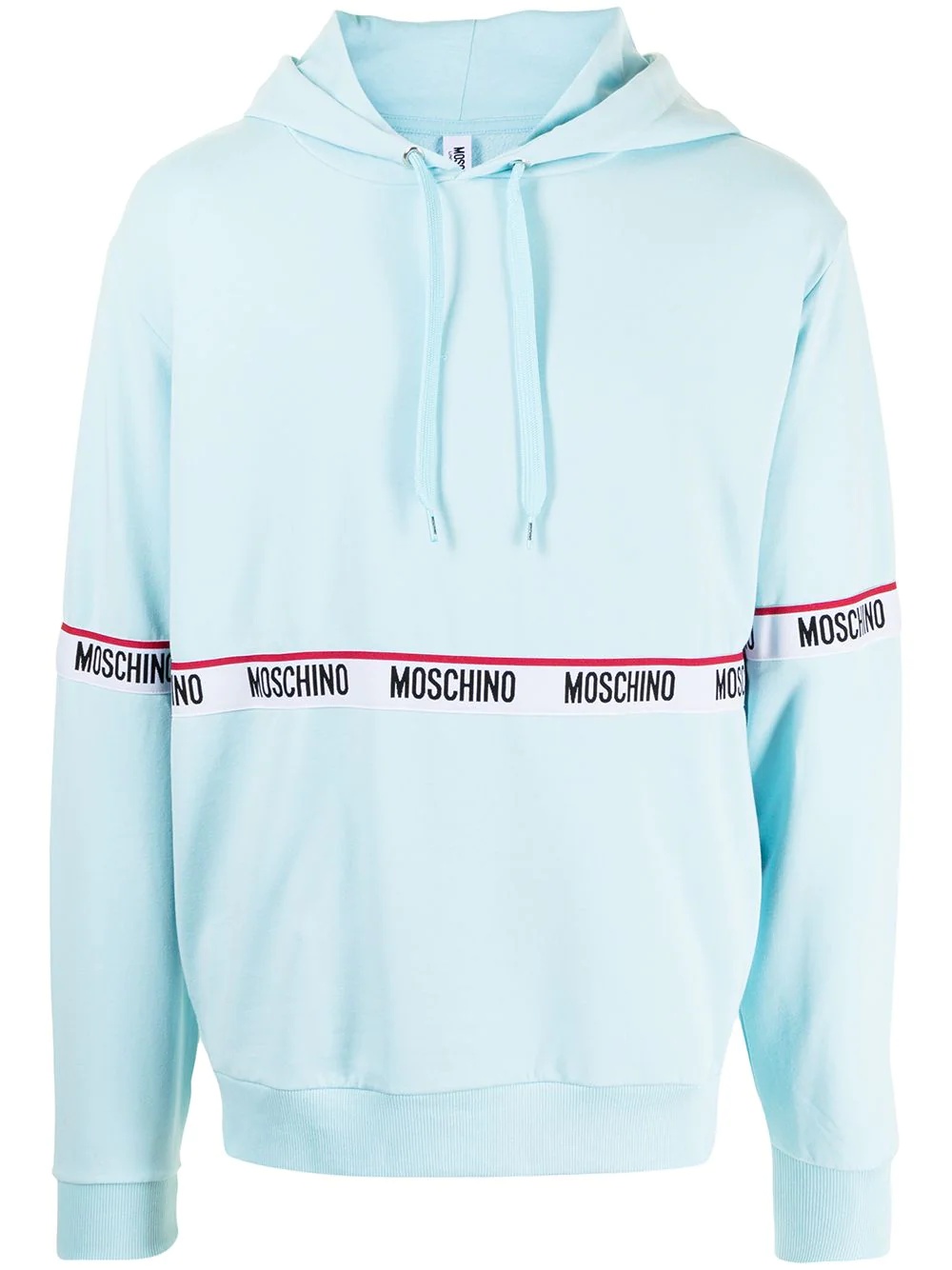 logo-print pullover hoodie - 1