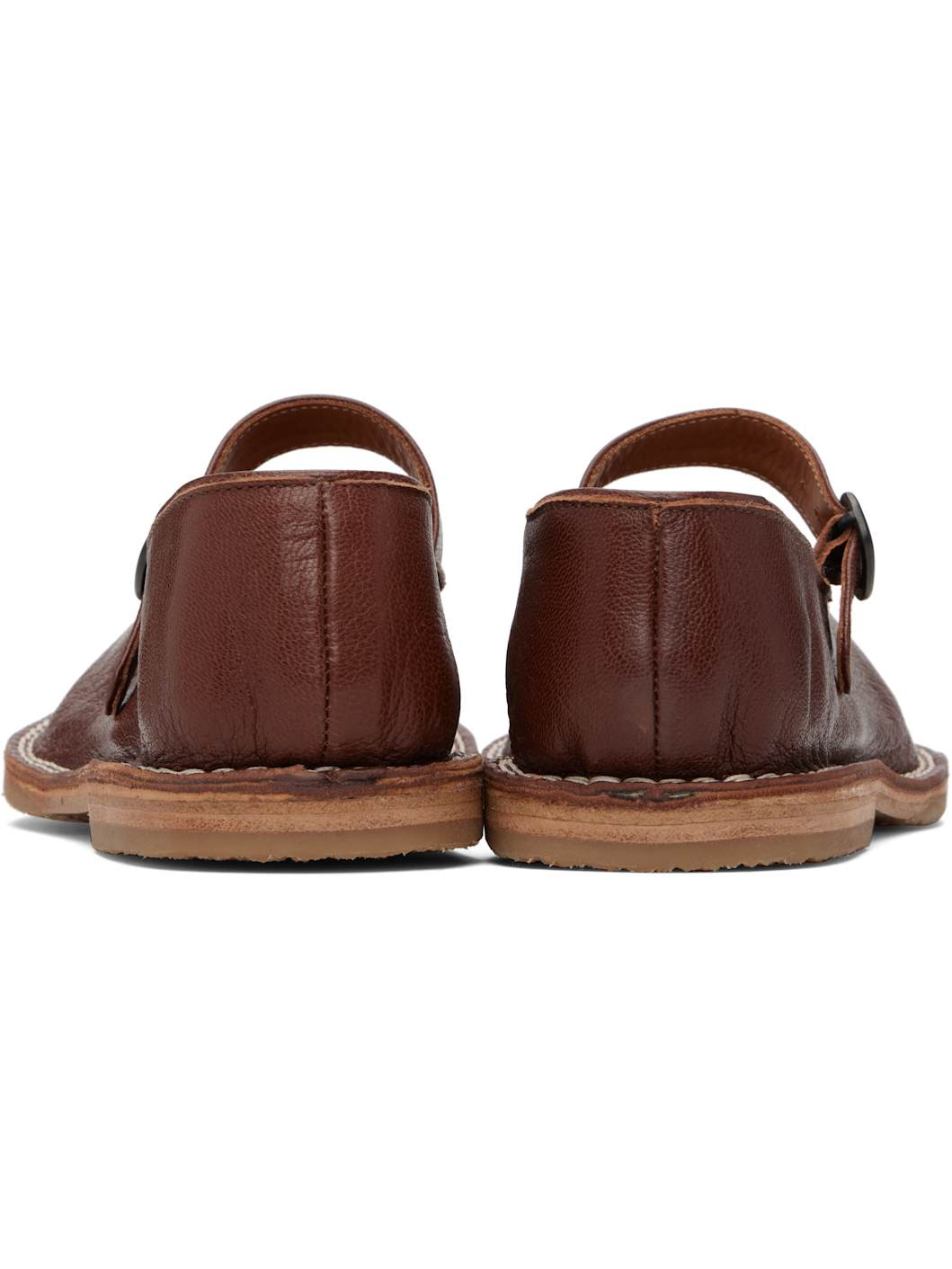 Brown Brava Supple Shiny Mary Janes - 2