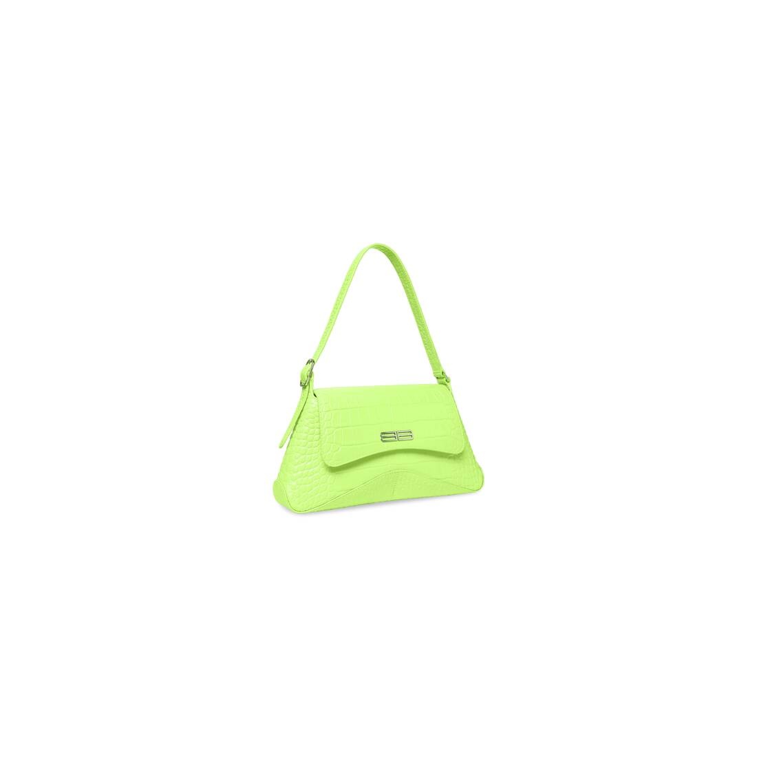 Women's Xx Medium Flap Bag Crocodile Embossed in Yellow - 3