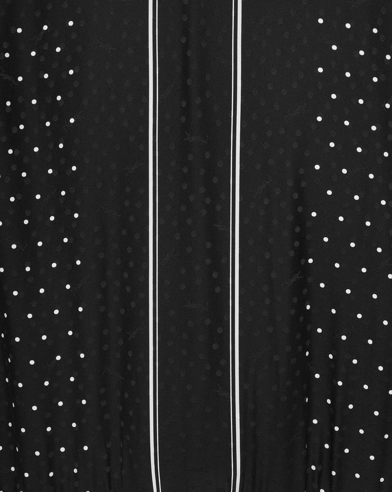 teddy jacket in monogram dotted-print silk 3