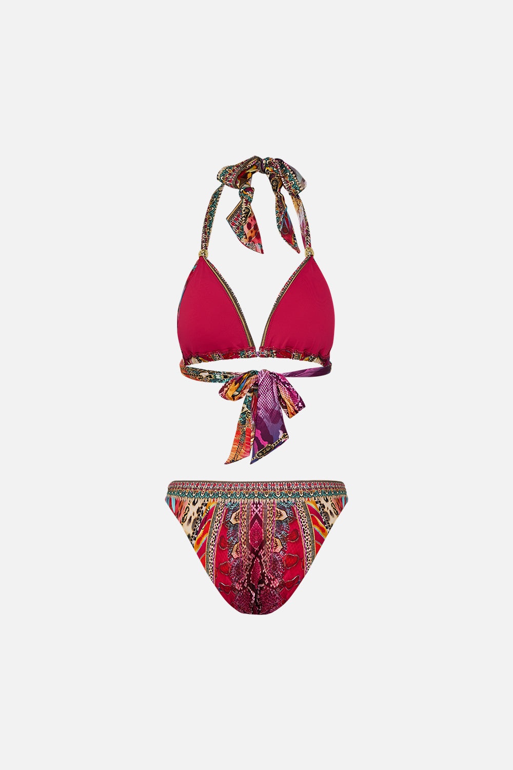 SOFT TIE BIKINI WITH TRIM - 2