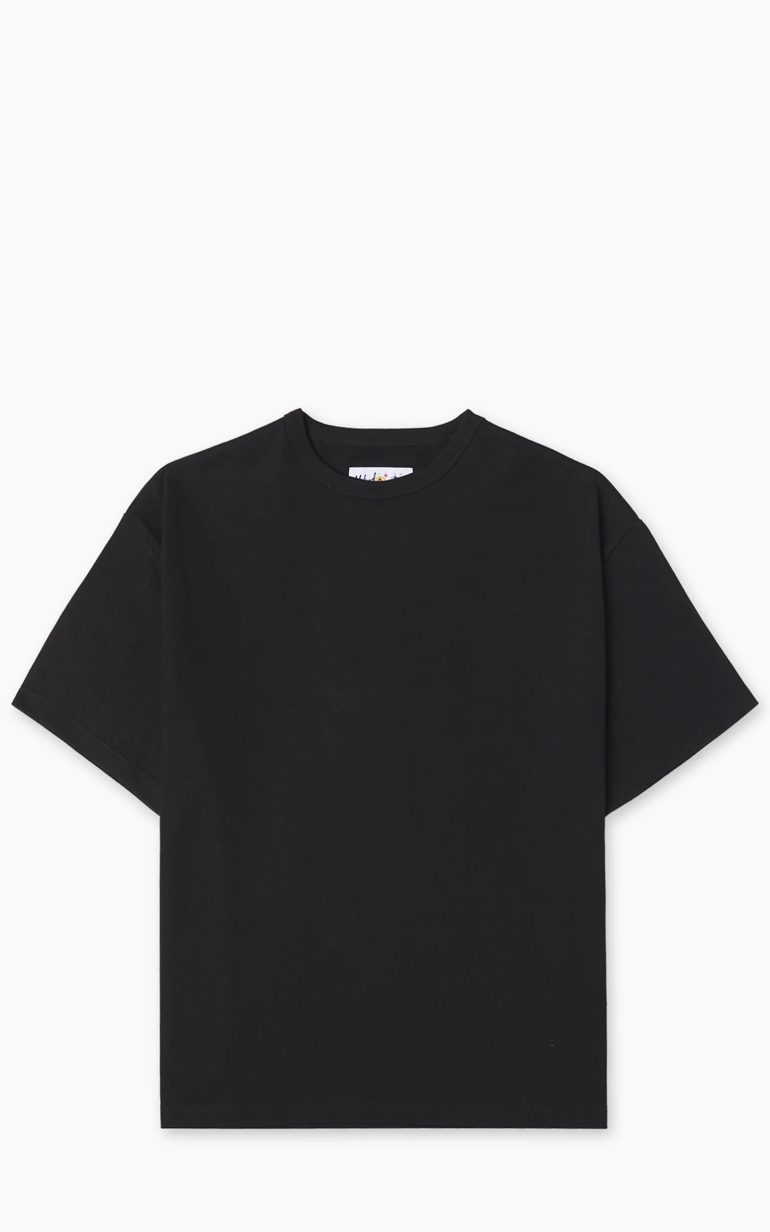NAKED & FAMOUS DENIM STRONG TEE HEAVYWEIGHT JERSEY 11OZ BLACK - 1