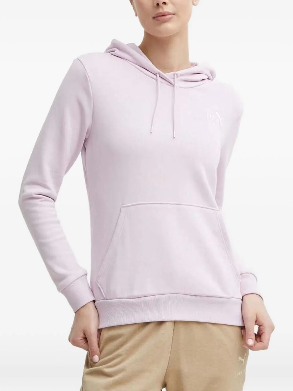logo-print hoodie - 1