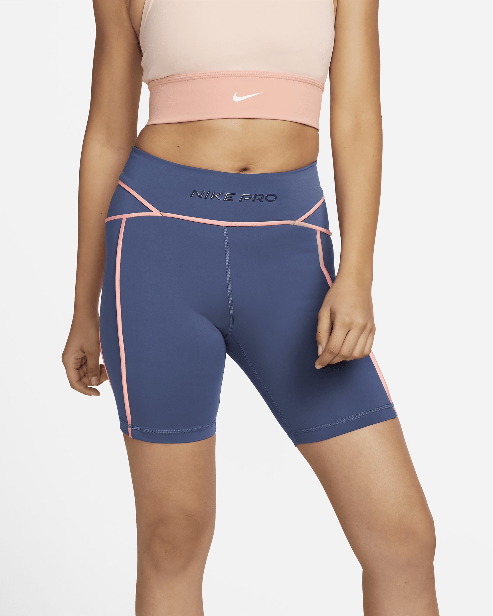 Women's Nike Pro Mid-Rise 7" Biker Shorts - 2