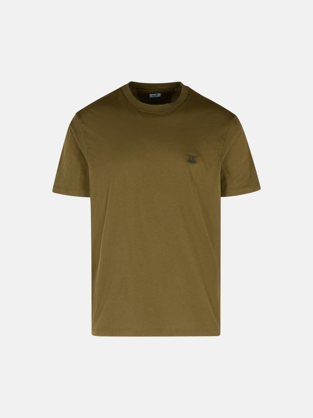 GREEN COTTON T-SHIRT - 1