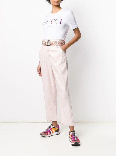 EMILIO PUCCI paperbag waist trousers outlook