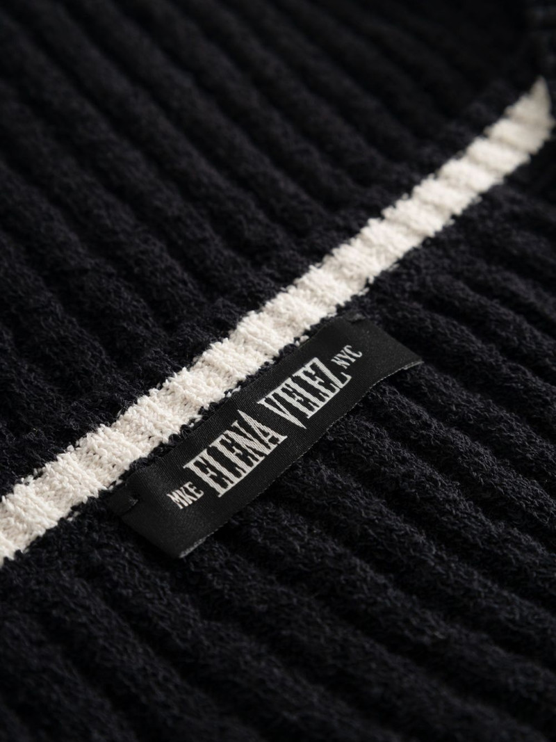 Varsity knitted top 3
