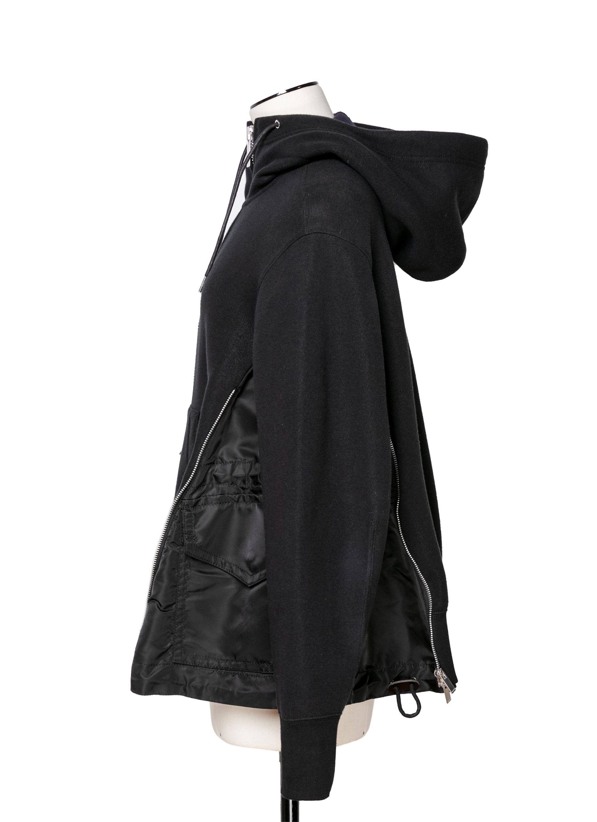 Sponge Sweat x Nylon Twill Hoodie - 2