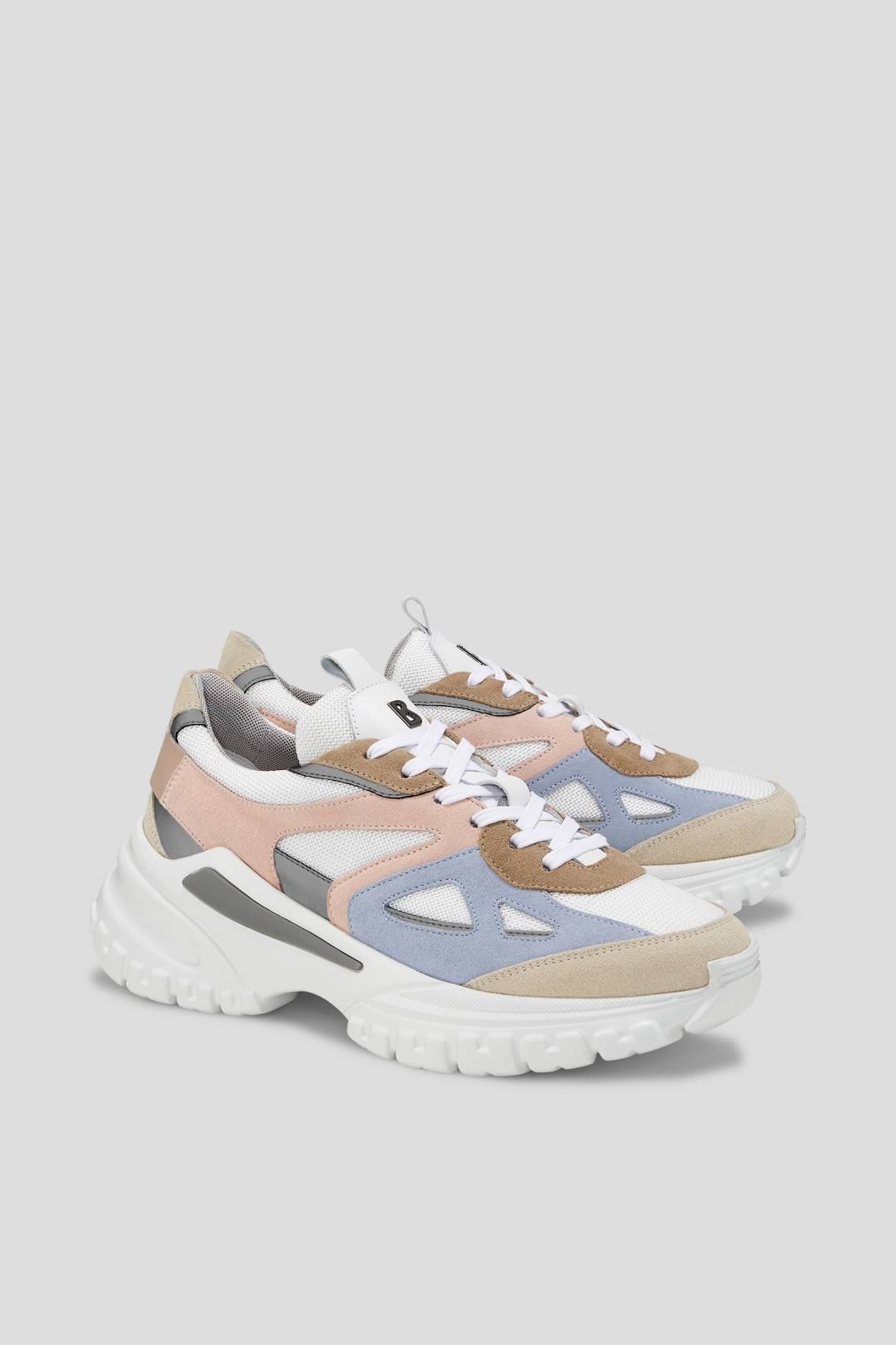 TOKYO PLATFORM TRAINERS IN WHITE/PINK - 3