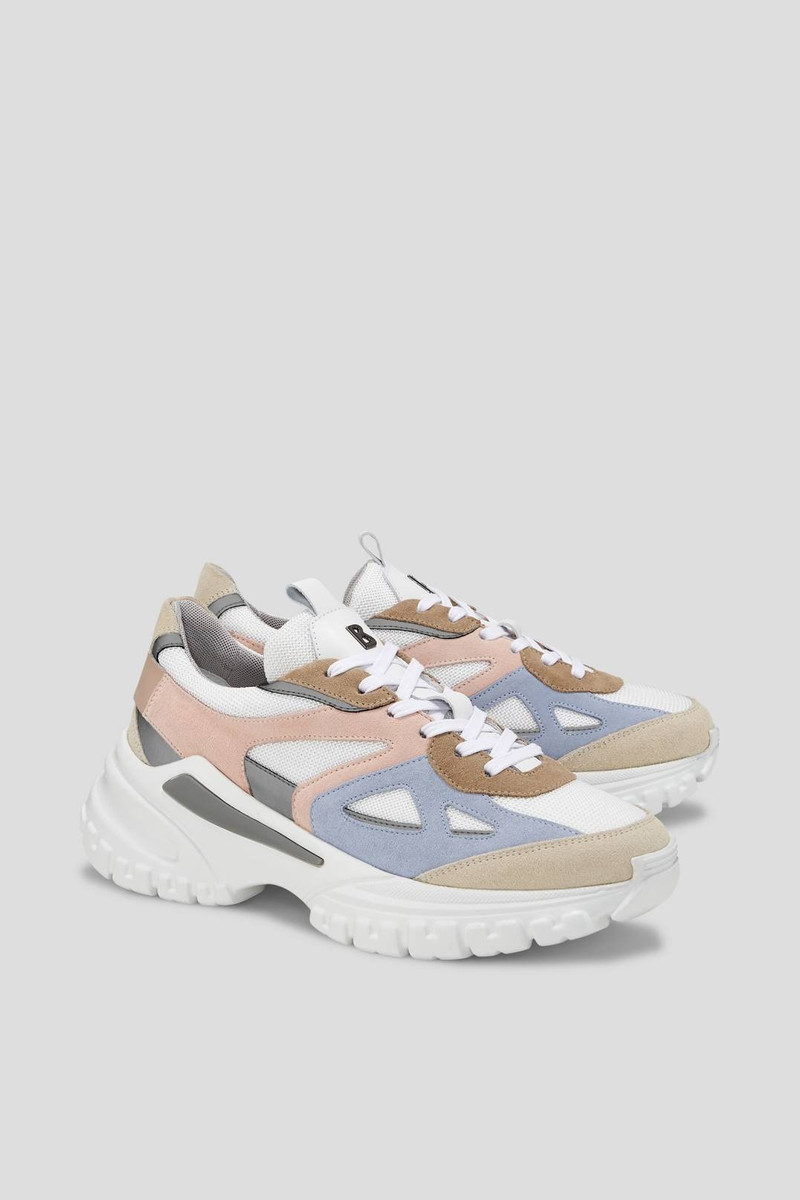 TOKYO PLATFORM TRAINERS IN WHITE/PINK 3