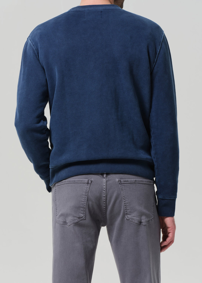 Vintage Crewneck Sweatshirt In Indigo 4