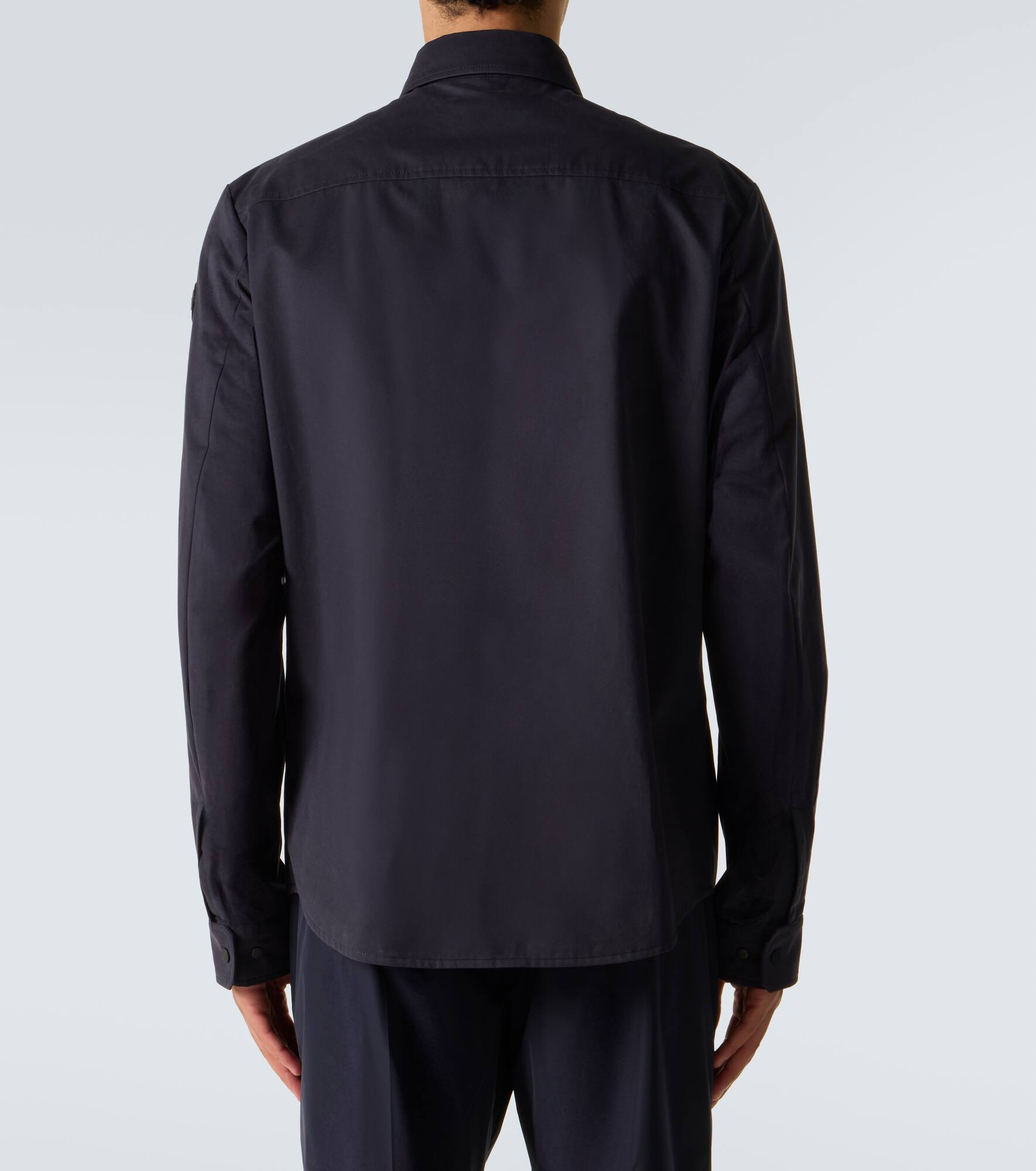 Cotton gabardine overshirt - 4