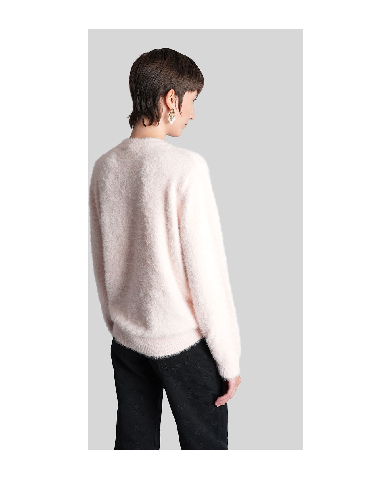 Knitwear In Rose-pink Polyester - 3