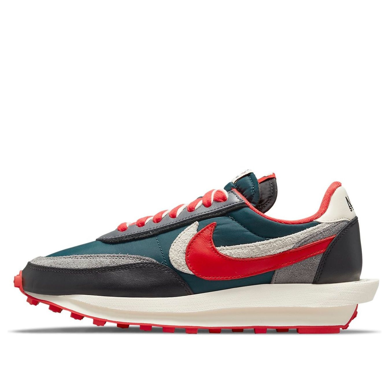 Nike Nike sacai x Undercover x LDWaffle Midnight Spruce University Red DJ4877 300 kickscrew REVERSIBLE