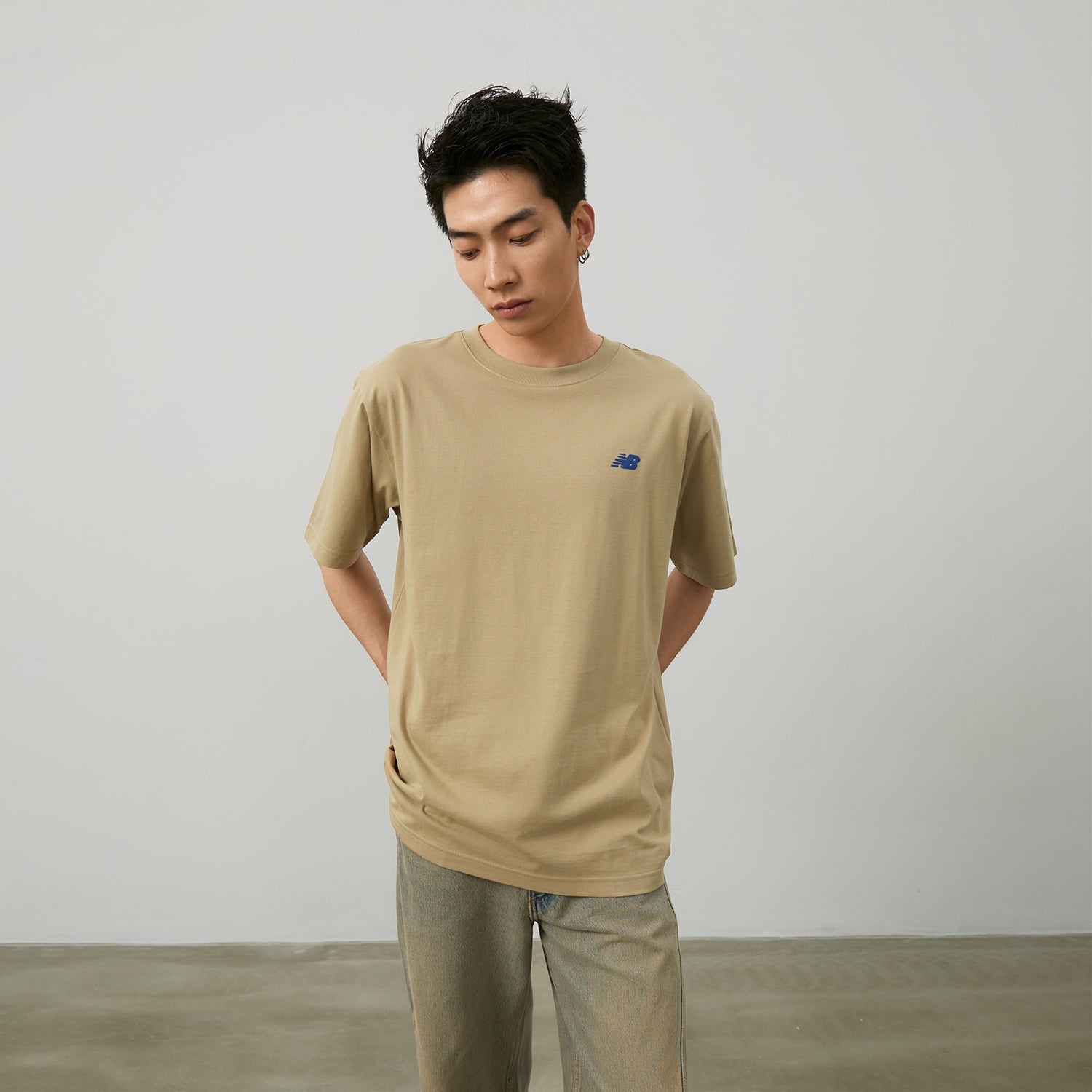 New Balance Running Graphic T-Shirt 'Tan' NEE26121-LB - 7