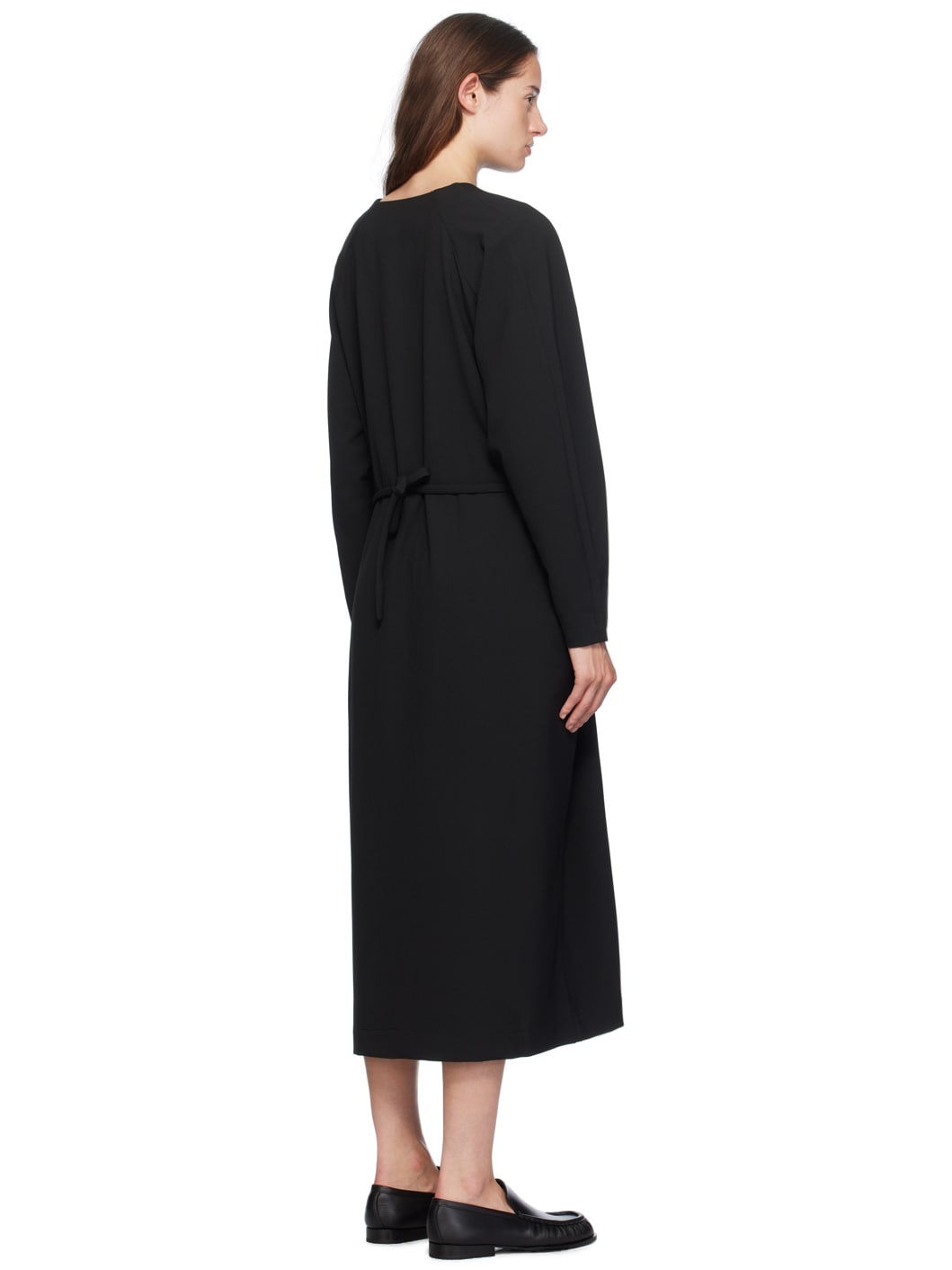 Black Hazi Midi Dress - 3
