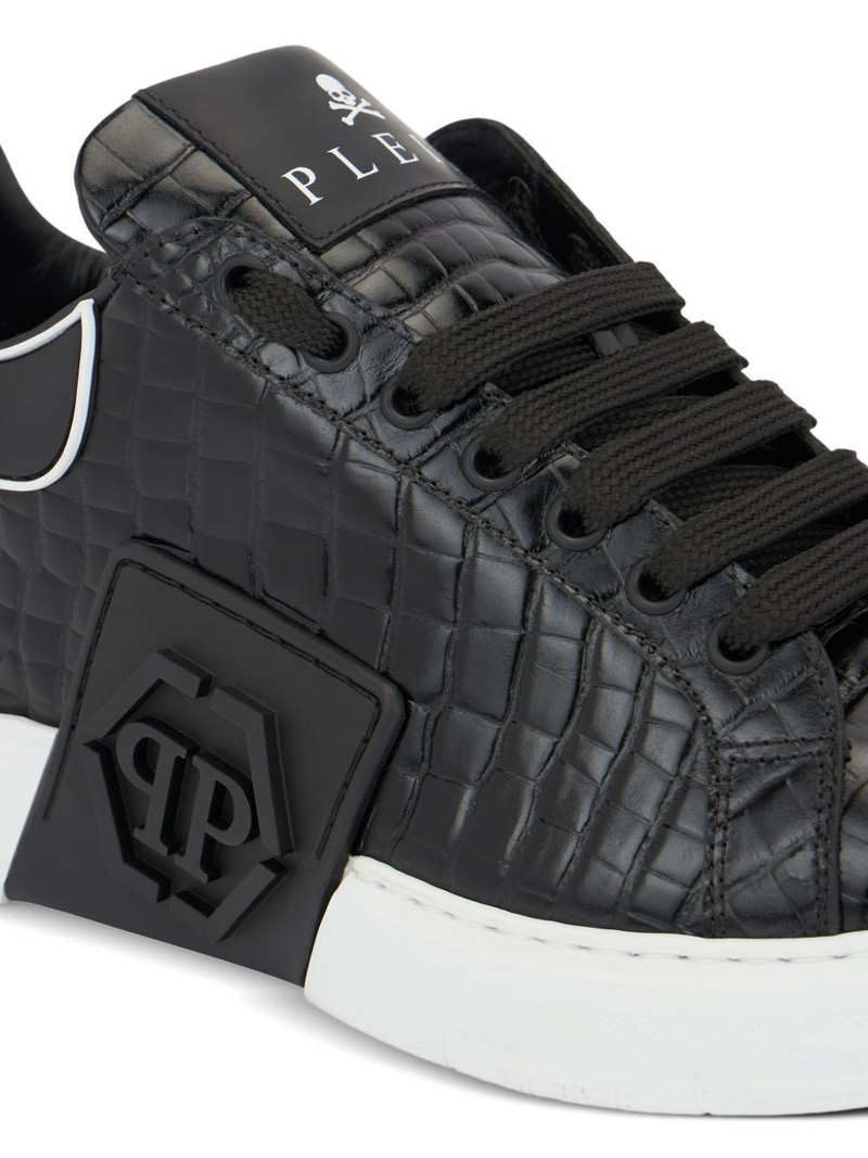 Phantom Kick$ Cocco embossed low-top sneakers 5