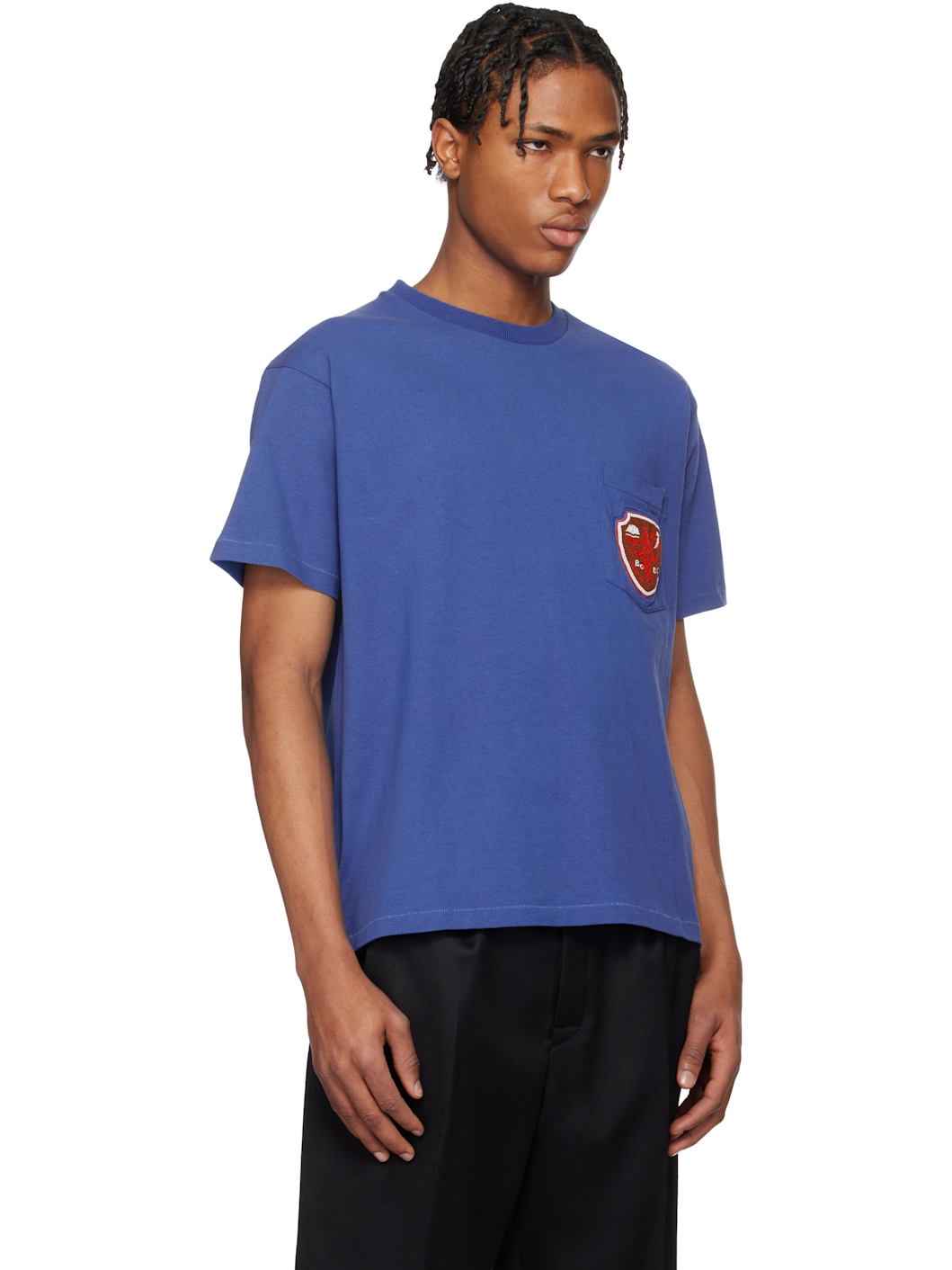 Blue Crest Pocket T-shirt - 2