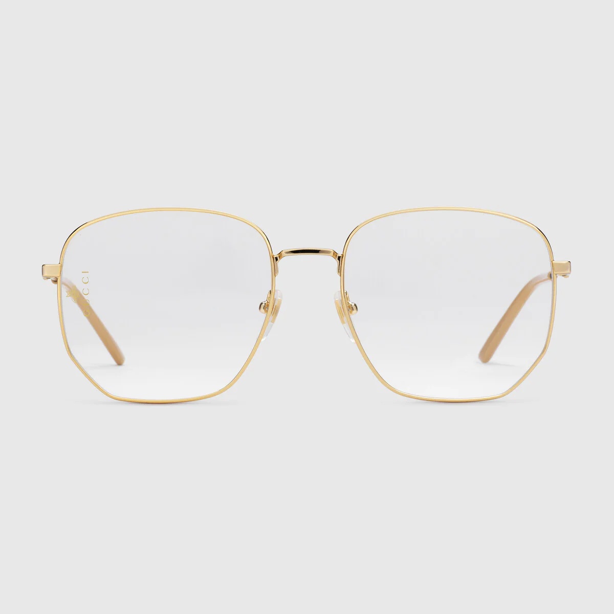 Rectangular-frame metal glasses - 1