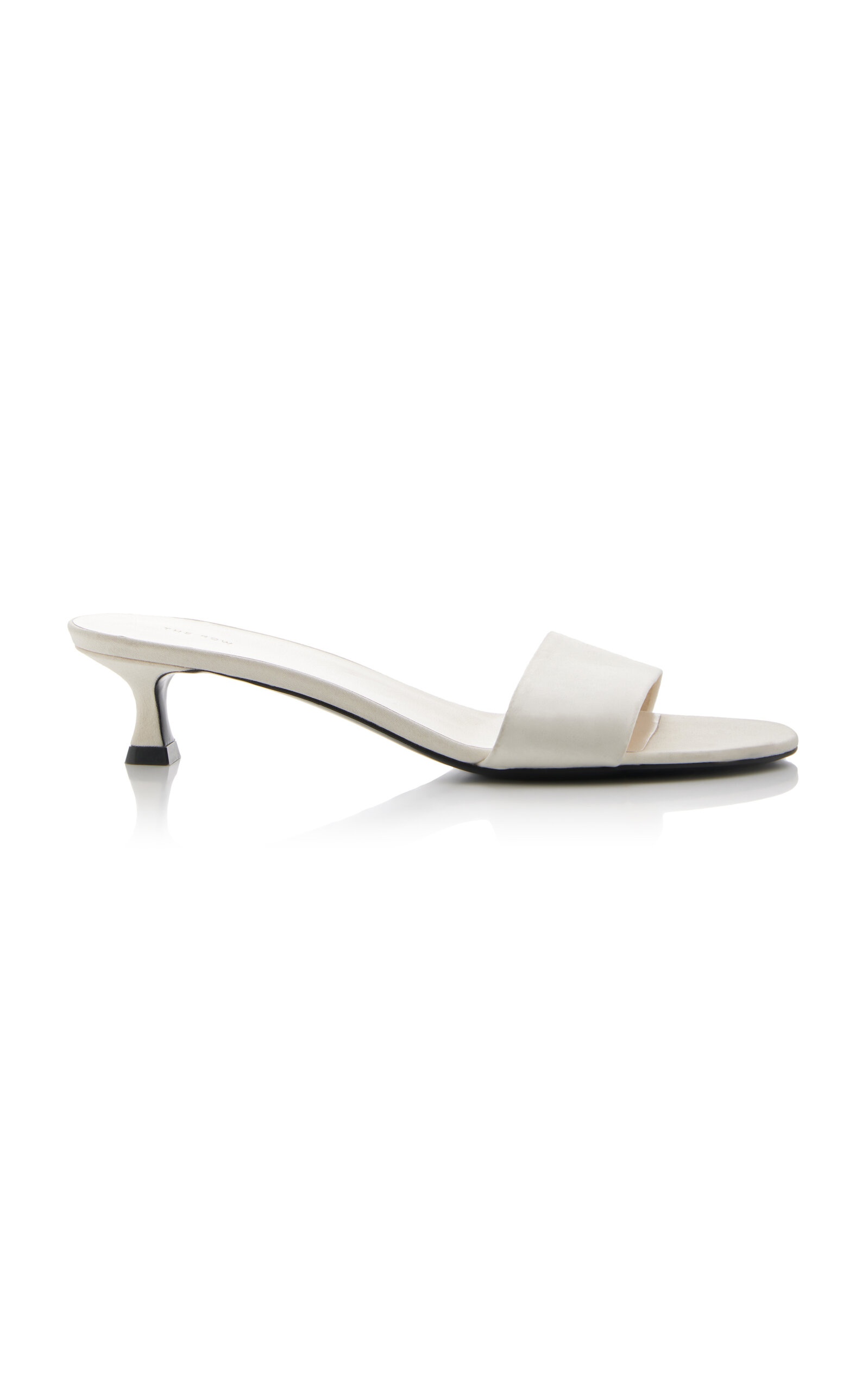 Satin Sandals white - 1