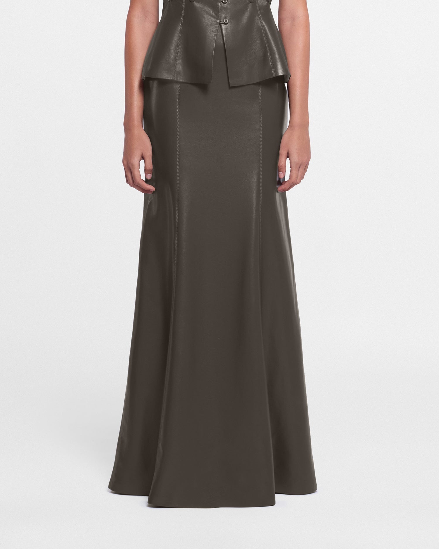 Okobor™ Alt-Leather Maxi Skirt - 3